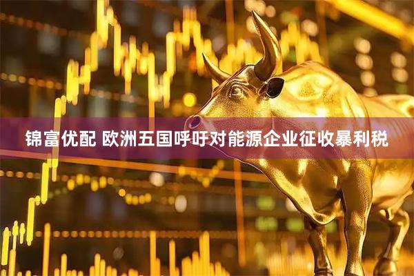 锦富优配 欧洲五国呼吁对能源企业征收暴利税